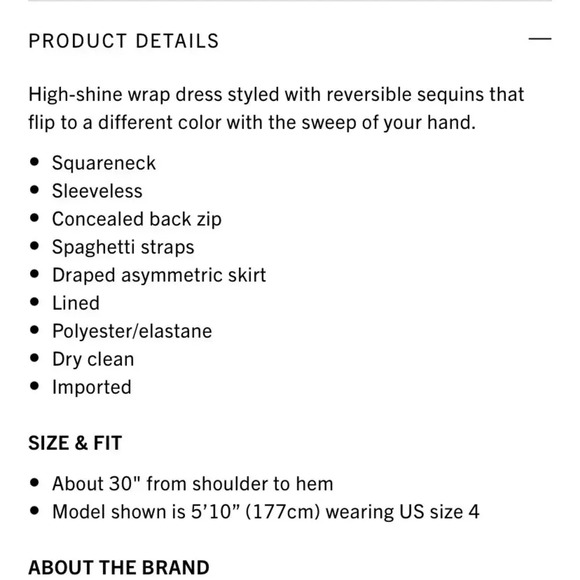 DEREK LAM 10 Crosby Lani Reversible Sequin Draped Dress - Picture 5 of 7